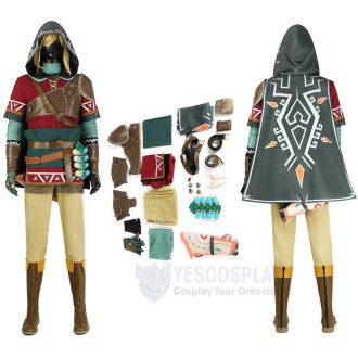 The Legend of Zelda Tears of the Kingdom Costumes link Hylian Tunic Suit