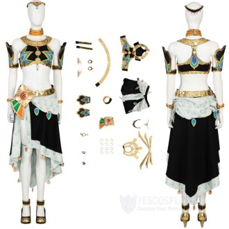 The Legend of Zelda Cosplay Costumes Makeela Riju Cosplay Suit