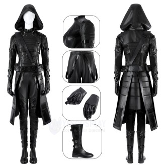 Ghost Black Leather Cosplay Costumes Thunderbolts Halloween Stealth Suits