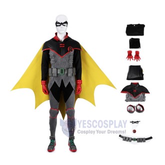 Damian Wayne Robin Costume - Fifth Robin Cosplay Suit