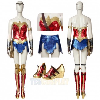 WW 1984 Costume Diana Prince Red Cosplay Suit