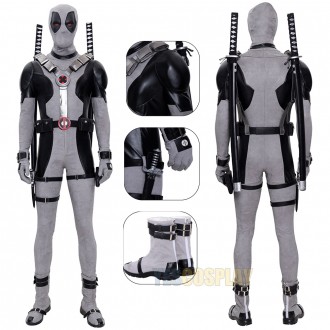 X-Force Deadpool Cosplay Costume Deadpool White Cosplay Suit