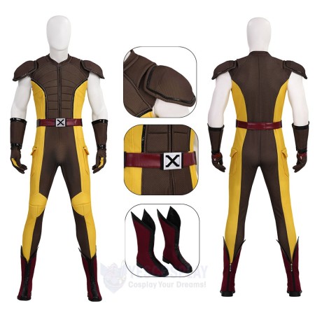 Deadpool 3 Wolverine Brown Cosplay Costume for Halloween