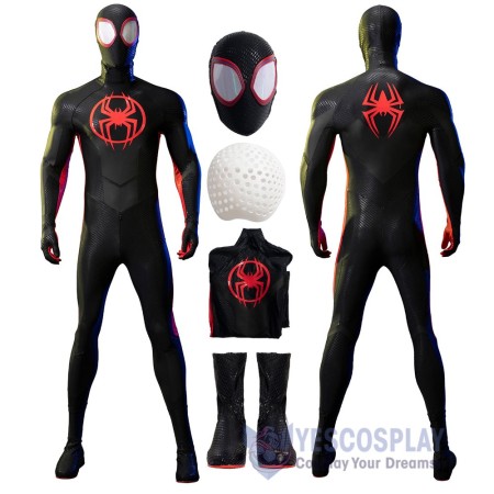 Spider-Man Miles Morales Across the Spider-Verse Cosplay Costume Suit Premium version