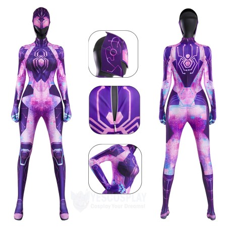 Spider-Byte Cosplay Costumes Female Version Across the Spider-Verse Halloween Suits