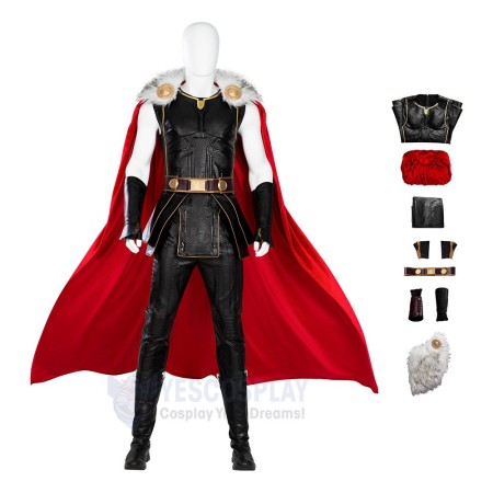 Thor Love and Thunder Fur Collar Cosplay Costume