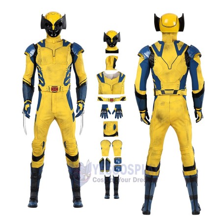 Logan Wolverine Deadpool & Wolverine 2024 Cosplay Costume Full Set