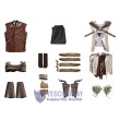 Baldur's Gate 3 Halsin Cosplay Costume Adult Halloween Theme Party Outfit