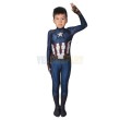 Kids Captain America Avengers Endgame Steven Rogers Cosplay Costume