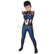 Kids Captain America Avengers Endgame Steven Rogers Cosplay Costume