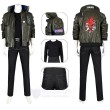 Vincent V Leather Jacket Cyberpunk 2077 Male Cosplay Costumes