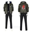 Vincent V Leather Jacket Cyberpunk 2077 Male Cosplay Costumes