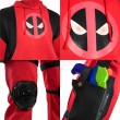 Adult Deadpool Cosplay Costume Deadpool And Wolverine Hoodie Cosplay Suit