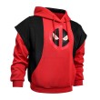Adult Deadpool Cosplay Costume Deadpool And Wolverine Hoodie Cosplay Suit