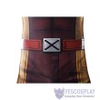 Deadpool & Wolverine Brown Battle Suit Cosplay Jumpsuit for Adults