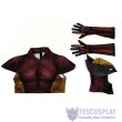 Deadpool & Wolverine Brown Battle Suit Cosplay Jumpsuit for Adults