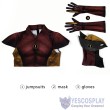 Deadpool & Wolverine Brown Battle Suit Cosplay Jumpsuit for Adults