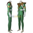 Green Ranger Cosplay Costume Mighty Morphin Power Rangers Cosplay Suit