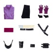 Hawkeye Kate Bishop Cosplay Costumes Purple Cosplay Suit