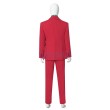 Arthur Cosplay Costumes Joaquin Phoenix Red Cosplay Suits