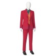 Arthur Cosplay Costumes Joaquin Phoenix Red Cosplay Suits
