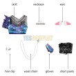 KDA All Out Ahri Costumes LOL KDA Cosplay Suit