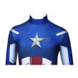 Kids Captain America Costume Classic Captain America Blue Cosplay Suit