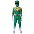 Kids Green Ranger Cosplay Suit Power Rangers Green 3D Printed Costume