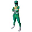 Kids Green Ranger Cosplay Suit Power Rangers Green 3D Printed Costume