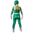 Kids Green Ranger Cosplay Suit Power Rangers Green 3D Printed Costume
