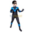 Kids Dick Grayson Costumes Under The Hood Suit For Children