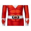 Kids Red Ranger Cosplay Costume Suit Power Ranger 3D Suit For Halloween
