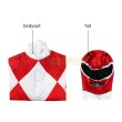 Kids Red Ranger Cosplay Costume Suit Power Ranger 3D Suit For Halloween