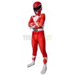 Kids Red Ranger Cosplay Costume Suit Power Ranger 3D Suit For Halloween