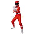 Kids Red Ranger Cosplay Costume Suit Power Ranger 3D Suit For Halloween