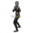 Kids Spider-man No Way Home Costume Black Gold Cosplay Suit