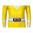 Kids Yellow Ranger Cosplay Suit 3D Printed Costume For Halloween