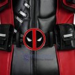 Deadpool Cosplay Costume Game Rivals Version Red & Black Leather Tactical Halloween Suit