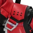 Deadpool Cosplay Costume Game Rivals Version Red & Black Leather Tactical Halloween Suit