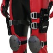 Deadpool Cosplay Costume Game Rivals Version Red & Black Leather Tactical Halloween Suit