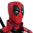 Deadpool Cosplay Costume Game Rivals Version Red & Black Leather Tactical Halloween Suit