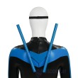Dick Grayson Dick Grayson Blue Comic Edition Cosplay Costume for Adults