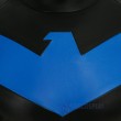 Dick Grayson Blue Leather Comic Style Cosplay Costume No Muscle Padding