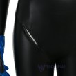 Dick Grayson Blue Leather Comic Style Cosplay Costume No Muscle Padding