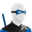 Dick Grayson Blue Leather Comic Style Cosplay Costume No Muscle Padding