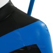 Dick Grayson Blue Leather Comic Style Cosplay Costume No Muscle Padding