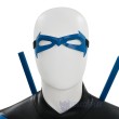 Dick Grayson Blue Leather Comic Style Cosplay Costume No Muscle Padding