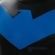 Dick Grayson Blue Leather Comic Style Cosplay Costume No Muscle Padding