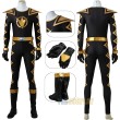 Power Rangers Dino Thunder Costume Black Ranger Tommy Oliver Cosplay Suit