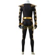 Power Rangers Dino Thunder Costume Black Ranger Tommy Oliver Cosplay Suit